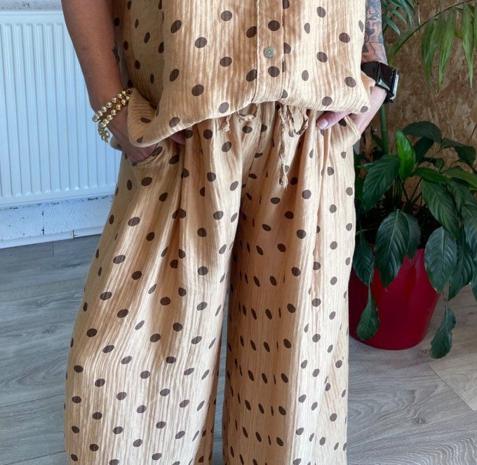 Pantalon pois 