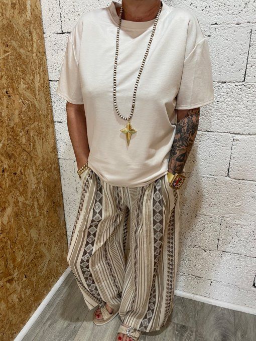 Pantalon rayé 