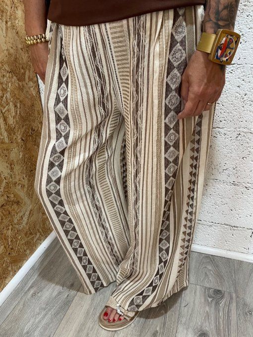 Pantalon rayé 