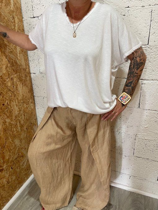 Pantalon lin