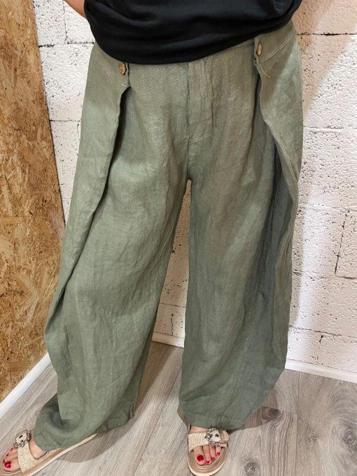 Pantalon lin