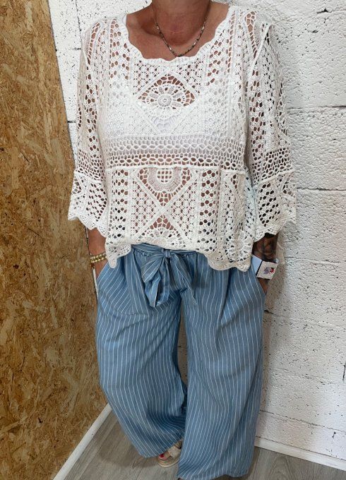 Pantalon large