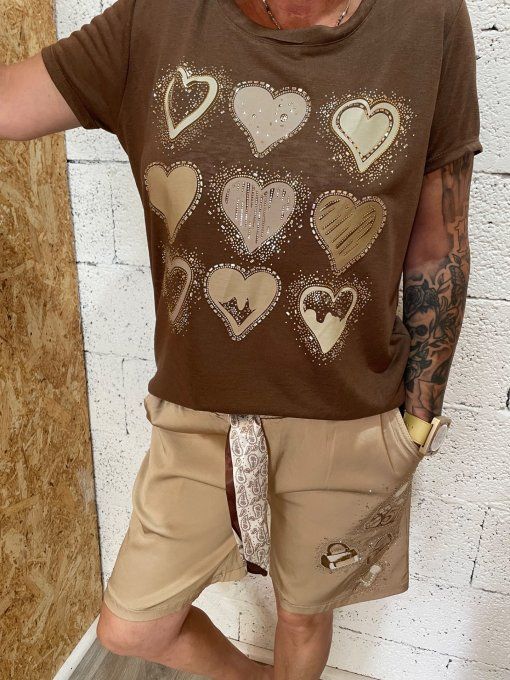 T-shirt cœur 