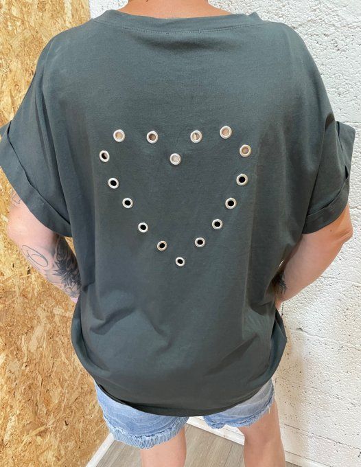 T-shirt cœur 
