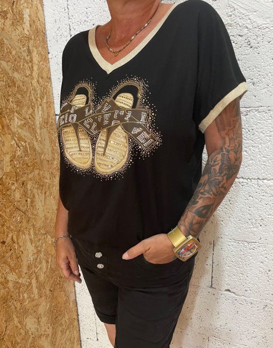 T-shirt chaussure 