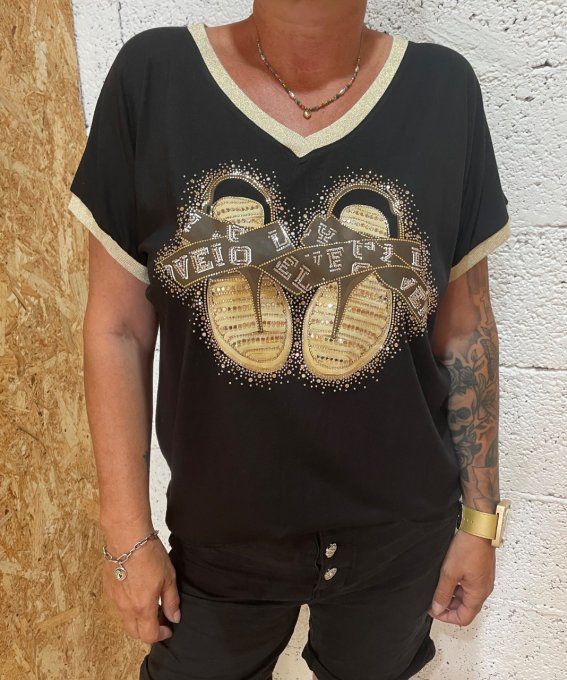 T-shirt chaussure 