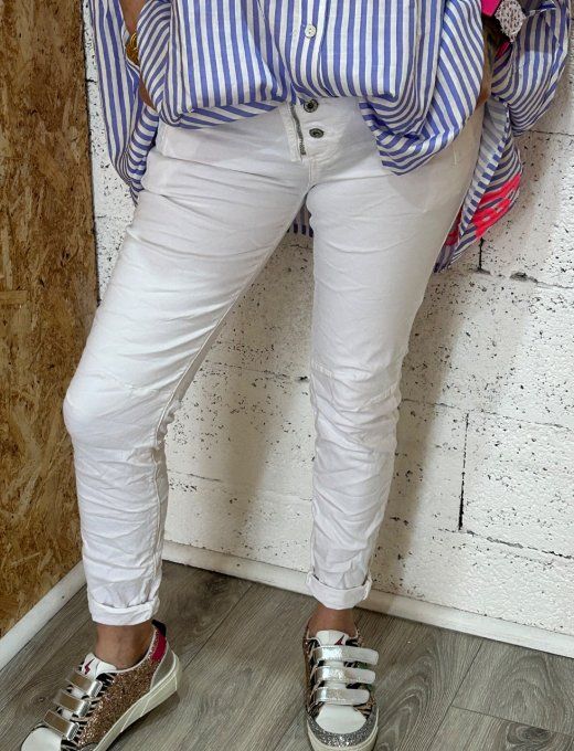 Pantalon Melly blanc