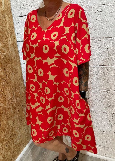 Robe fleurs 