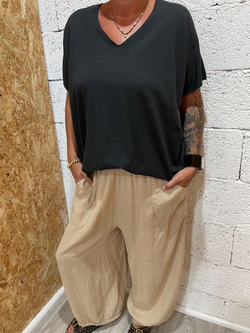 Pantalon lin 