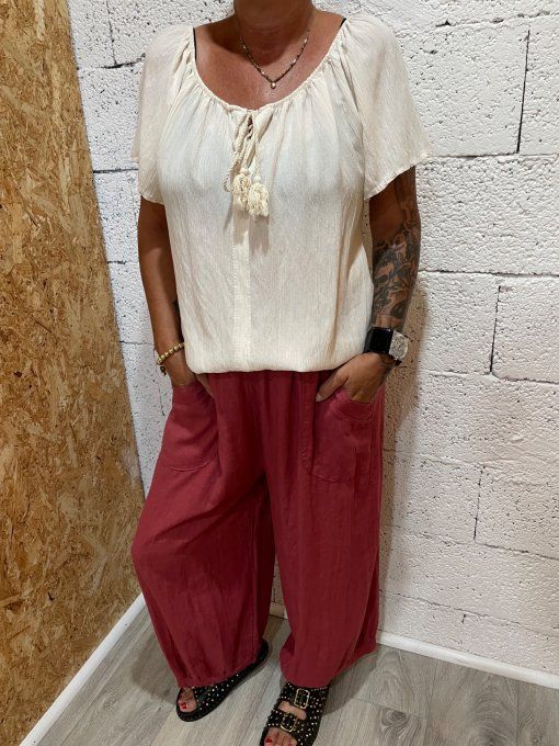 Pantalon lin 