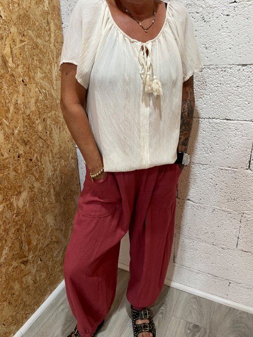 Pantalon lin 