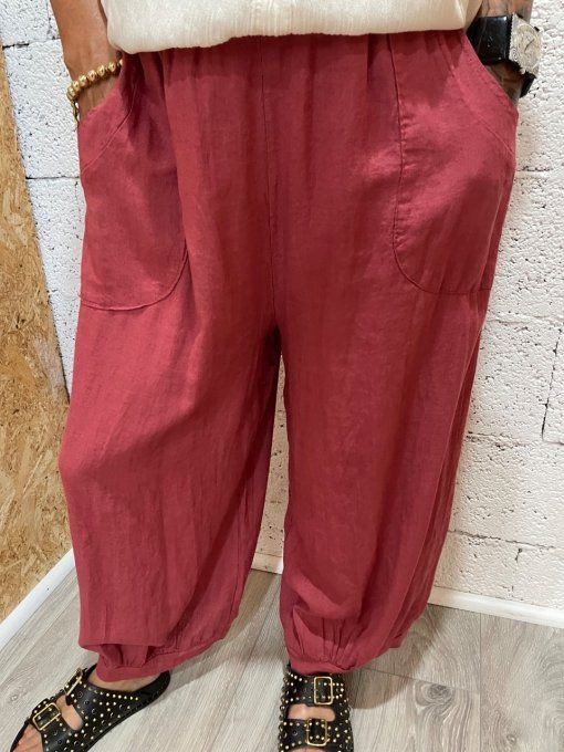 Pantalon lin 