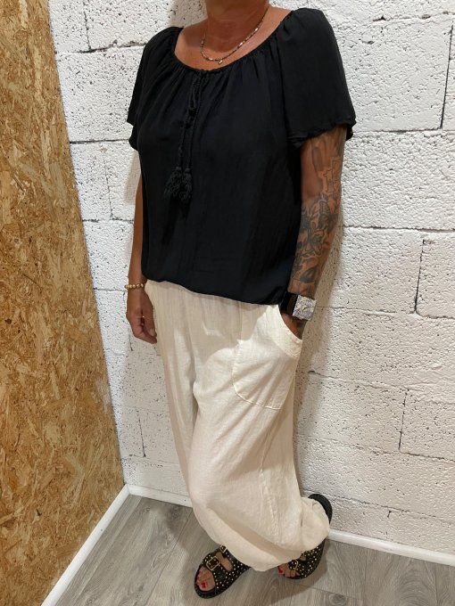 Pantalon lin 