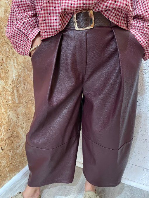 Pantalon similicuir 