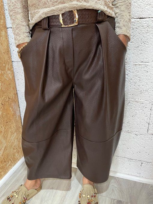 Pantalon similicuir 