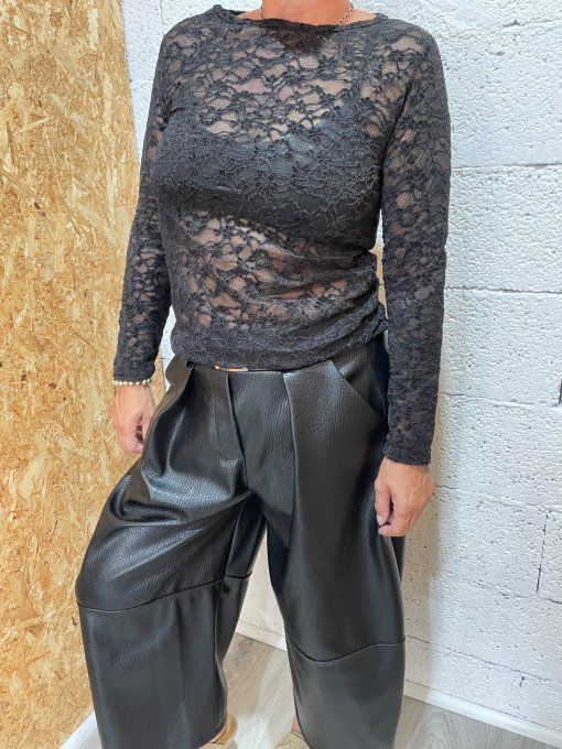 Pantalon similicuir 