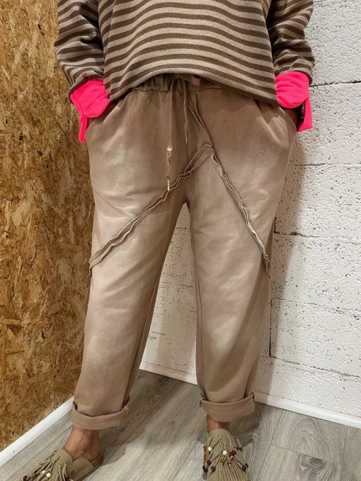 Pantalon délavé 