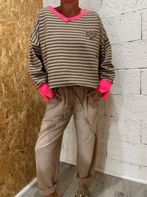 Pantalon délavé 