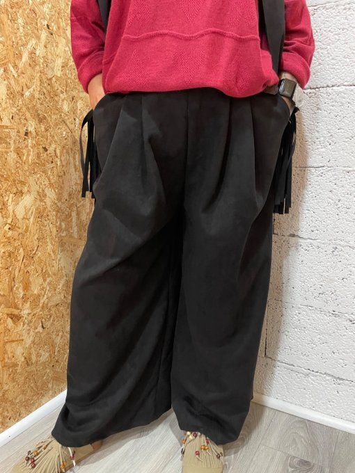 Pantalon suédine 