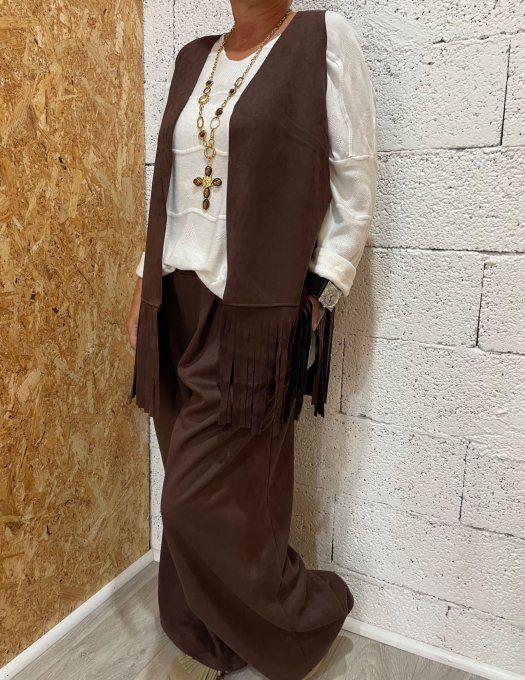 Gilet frange 