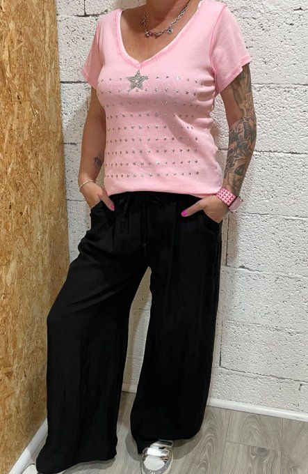 Pantalon fluide large 