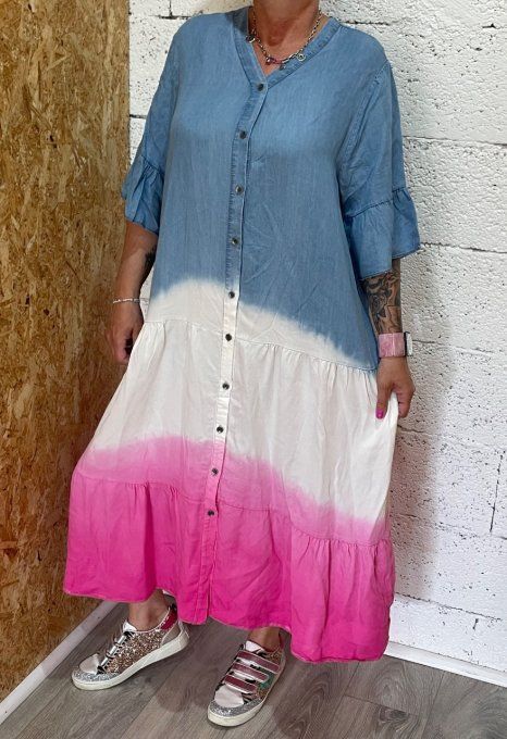 Robe tie and dye Élodie 