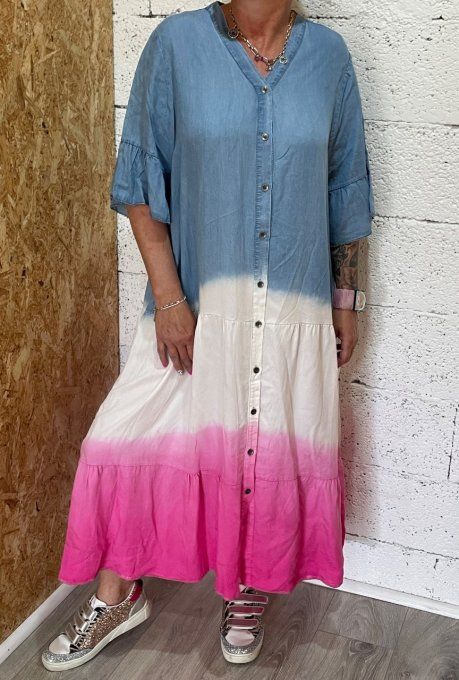 Robe tie and dye Élodie 
