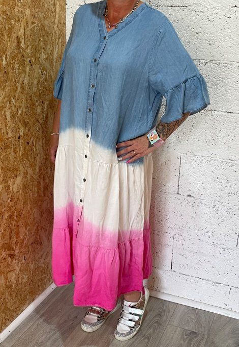 Robe tie and dye Élodie 