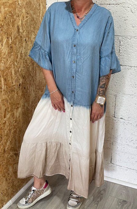 Robe tie and dye Élodie 