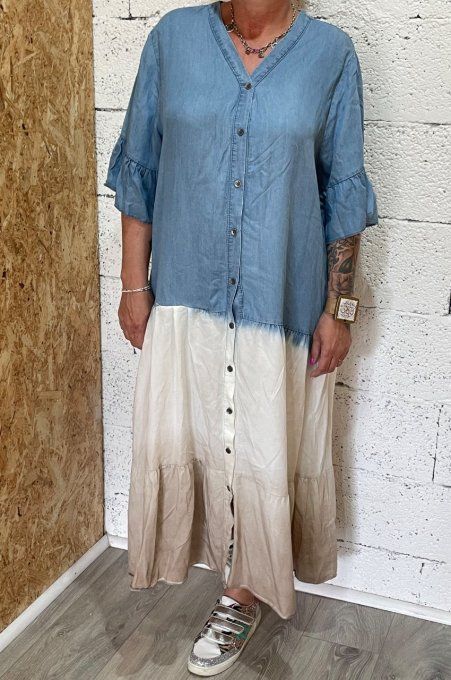 Robe tie and dye Élodie 