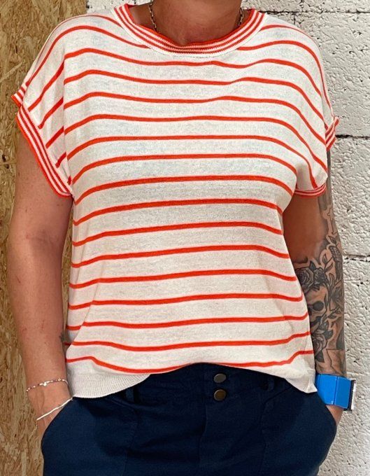 T-shirt marinière Solène 