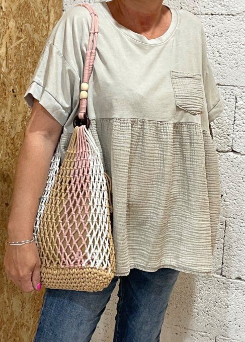 Sac macramé 