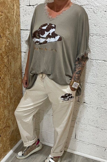 Pantalon chapeau 