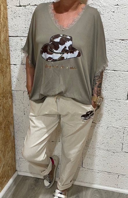 Pantalon chapeau 