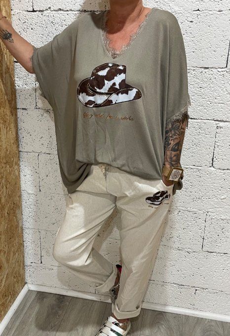 Pantalon chapeau 