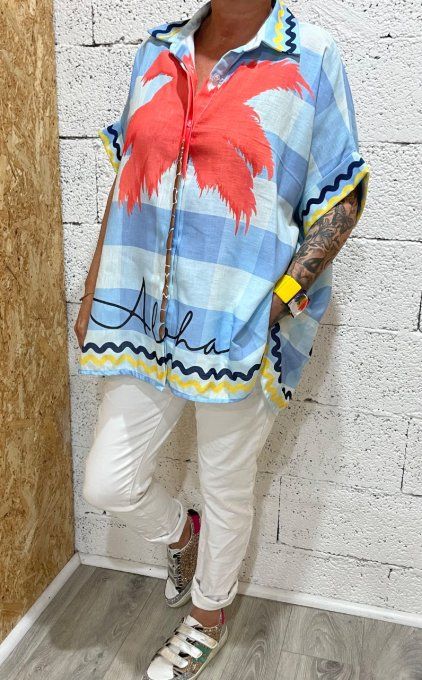 Chemise palmier 