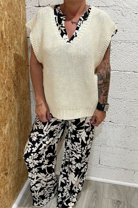 Pantalon Floral 