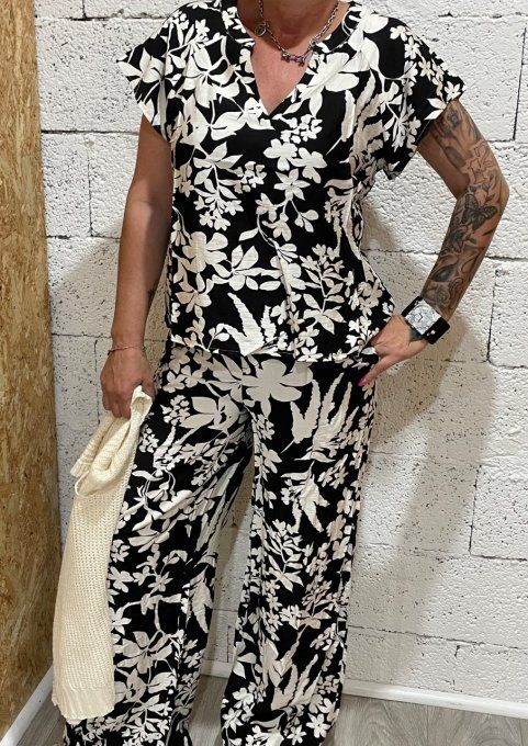 Pantalon Floral 