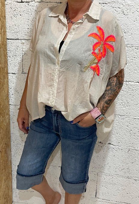 Chemise palmier 