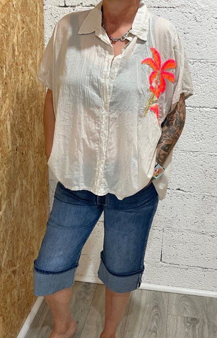 Chemise palmier 