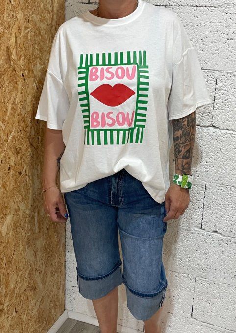 T-shirt bisou 