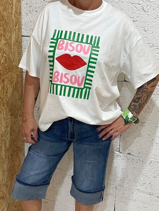 T-shirt bisou 