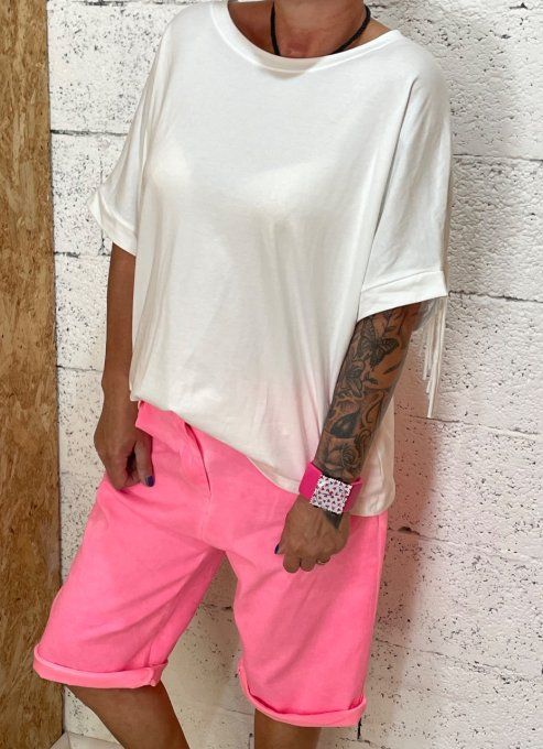 T-shirt frange 