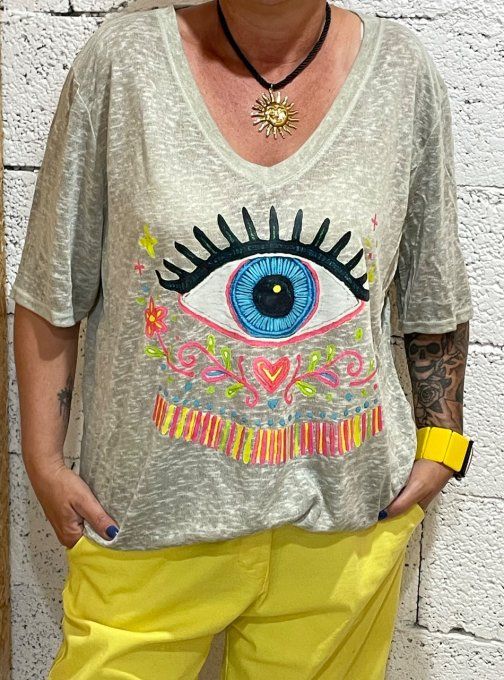 T-shirt œil 