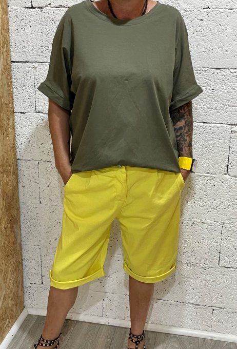T-shirt frange 