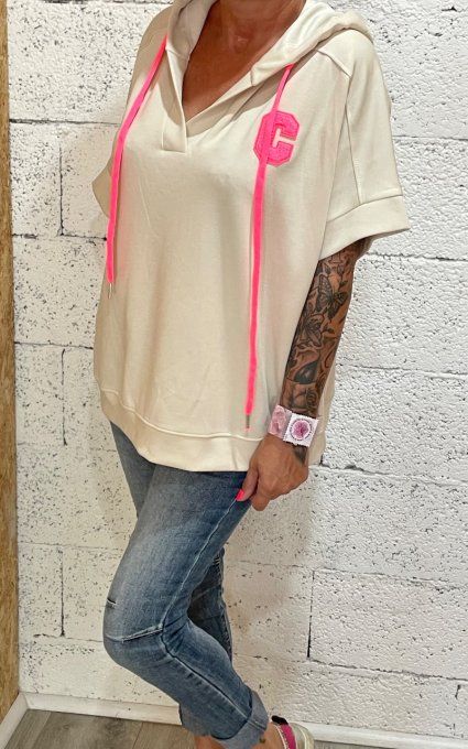 Pull capuche 