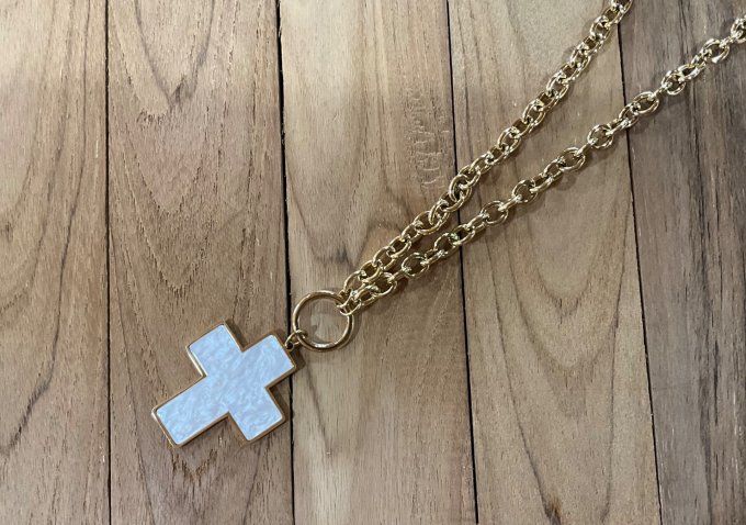 Collier croix 
