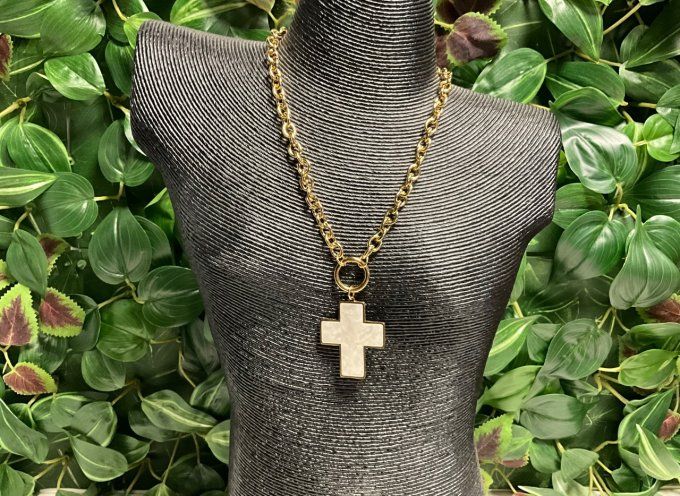 Collier croix 
