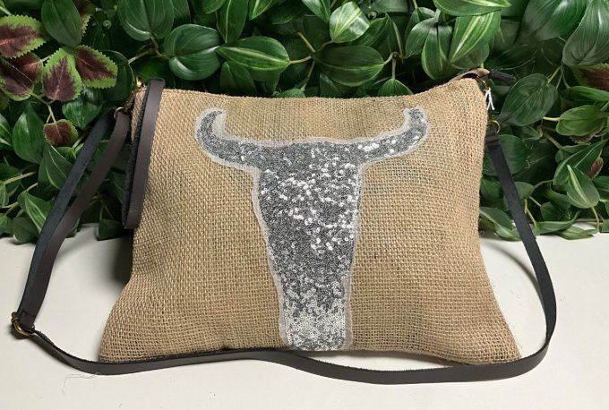 Pochette tête de buffle 