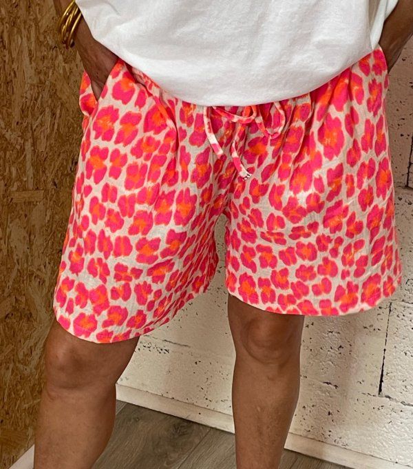 Short Léo fluo 